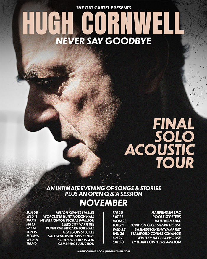 Hugh Cornwell - Never Say Goodbye 2026 poster