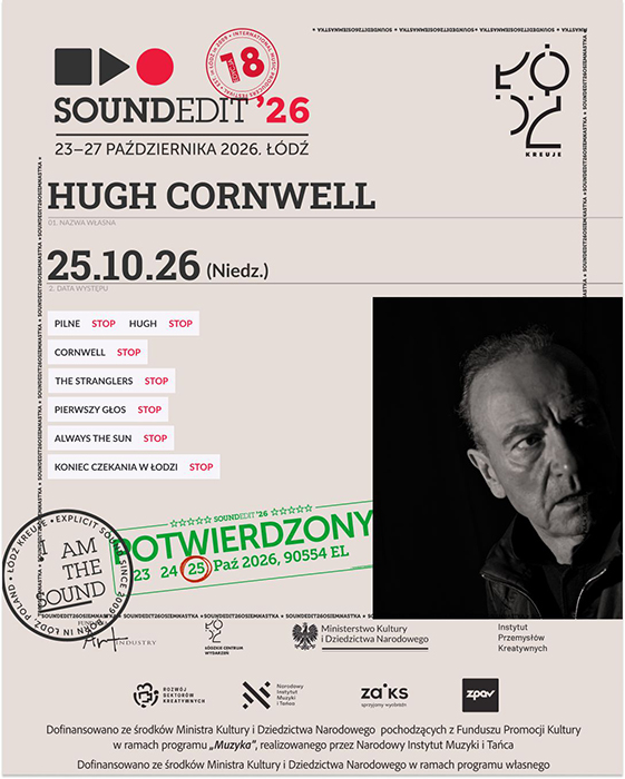 Hugh Cornwell - Soundedit
